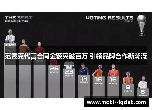 范戴克代言合同金额突破百万 引领品牌合作新潮流 范戴克代言合同金额突破百万 引领品牌合作新潮流